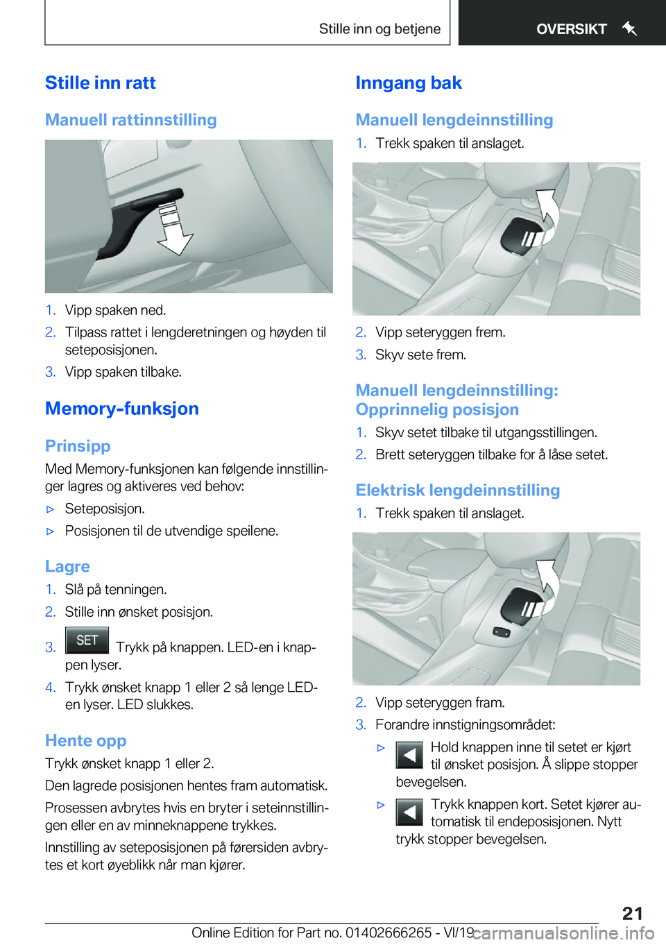 BMW 2 SERIES COUPE 2020  InstruksjonsbØker (in Norwegian) �S�t�i�l�l�e��i�n�n��r�a�t�t
�M�a�n�u�e�l�l��r�a�t�t�i�n�n�s�t�i�l�l�i�n�g�1�.�V�i�p�p��s�p�a�k�e�n��n�e�d�.�2�.�T�i�l�p�a�s�s��r�a�t�t�e�t��i��l�e�n�g�d�e�r�e�t�n�i�n�g�e�n��o�g��h�