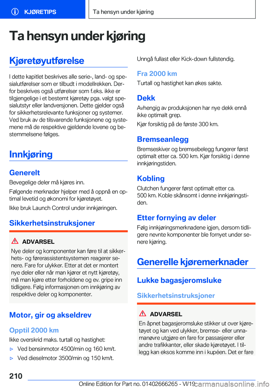 BMW 2 SERIES COUPE 2020  InstruksjonsbØker (in Norwegian) �T�a��h�e�n�s�y�n��u�n�d�e�r��k�j�