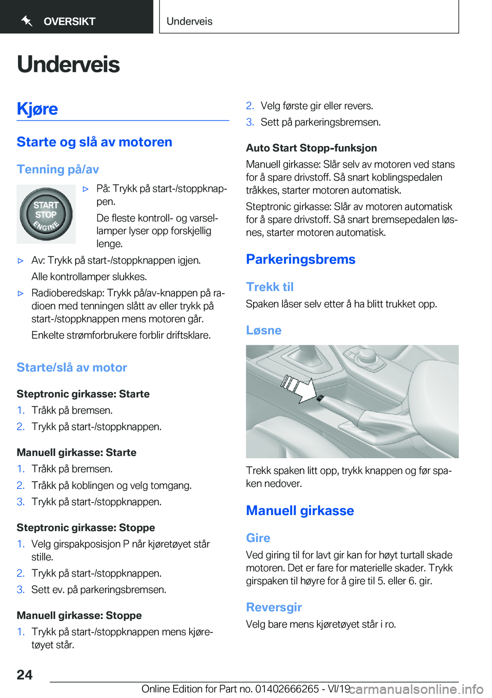 BMW 2 SERIES COUPE 2020  InstruksjonsbØker (in Norwegian) �U�n�d�e�r�v�e�i�s�K�j�