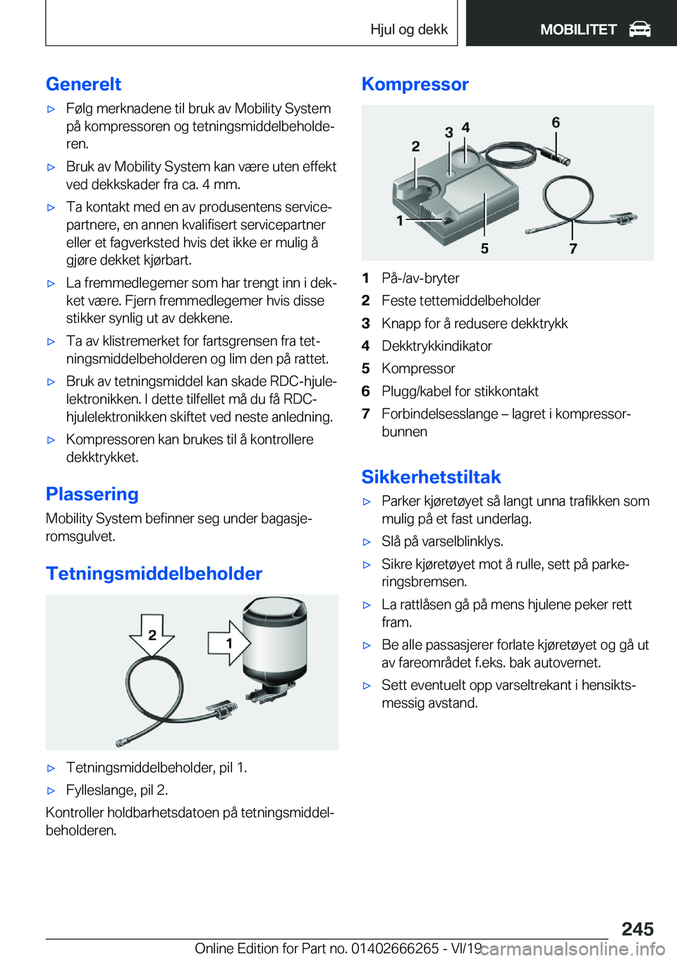 BMW 2 SERIES COUPE 2020  InstruksjonsbØker (in Norwegian) �G�e�n�e�r�e�l�tx�F�