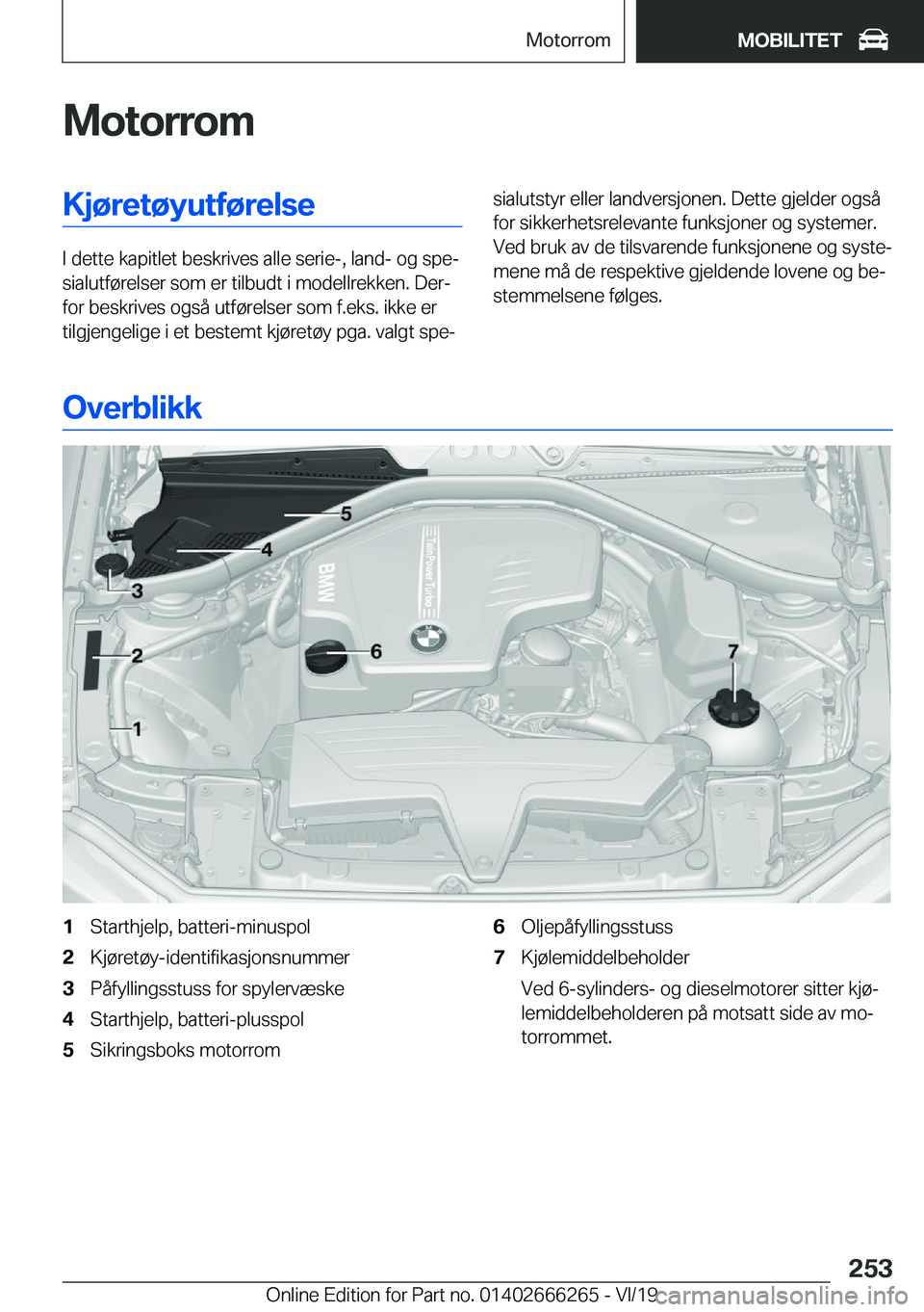 BMW 2 SERIES COUPE 2020  InstruksjonsbØker (in Norwegian) �M�o�t�o�r�r�o�m�K�j�