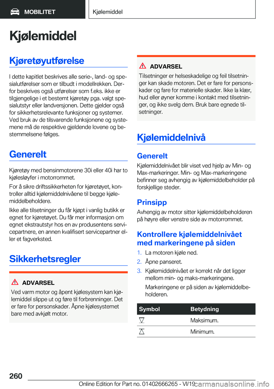 BMW 2 SERIES COUPE 2020  InstruksjonsbØker (in Norwegian) �K�j�