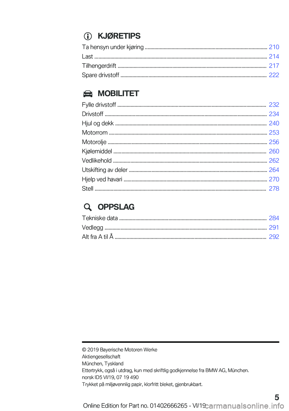 BMW 2 SERIES COUPE 2020  InstruksjonsbØker (in Norwegian) �K�J�