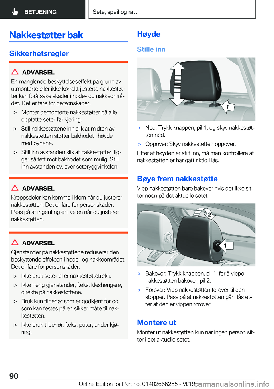 BMW 2 SERIES COUPE 2020  InstruksjonsbØker (in Norwegian) �N�a�k�k�e�s�t�