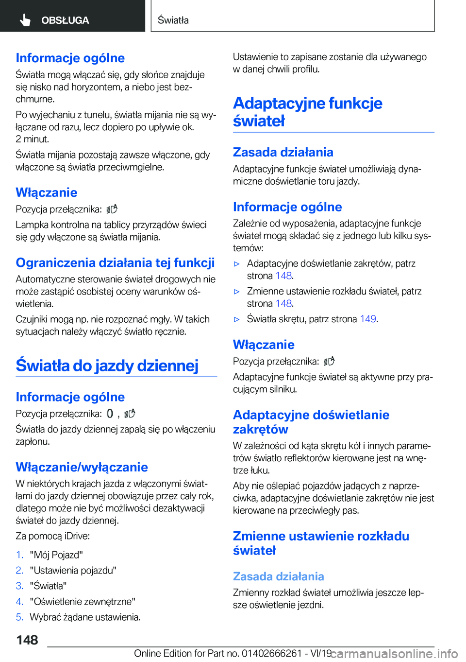 BMW 2 SERIES COUPE 2020  Instrukcja obsługi (in Polish) �I�n�f�o�r�m�a�c�j�e��o�g�