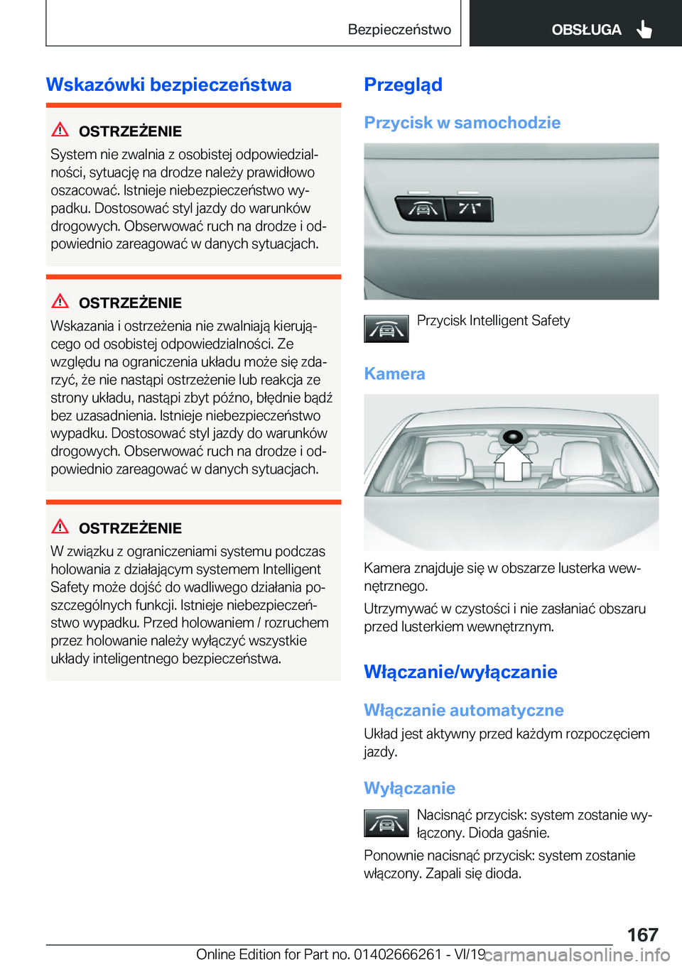 BMW 2 SERIES COUPE 2020  Instrukcja obsługi (in Polish) �W�s�k�a�z�