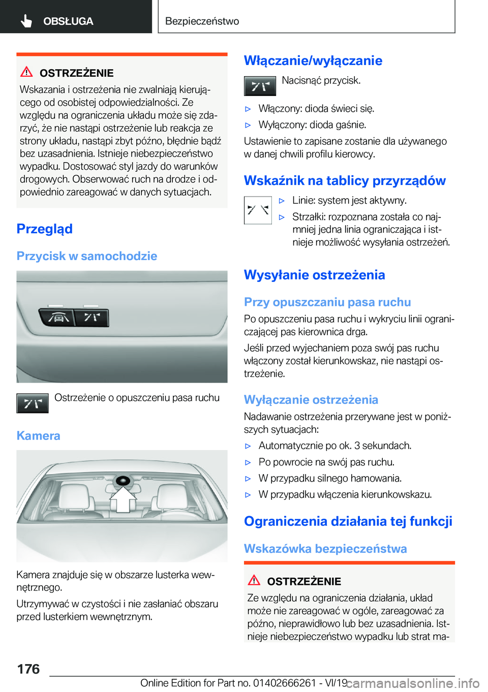 BMW 2 SERIES COUPE 2020  Instrukcja obsługi (in Polish) �O�S�T�R�Z�E8�E�N�I�E
�W�s�k�a�z�a�n�i�a��i��o�s�t�r�z�e9�e�n�i�a��n�i�e��z�w�a�l�n�i�a�j�