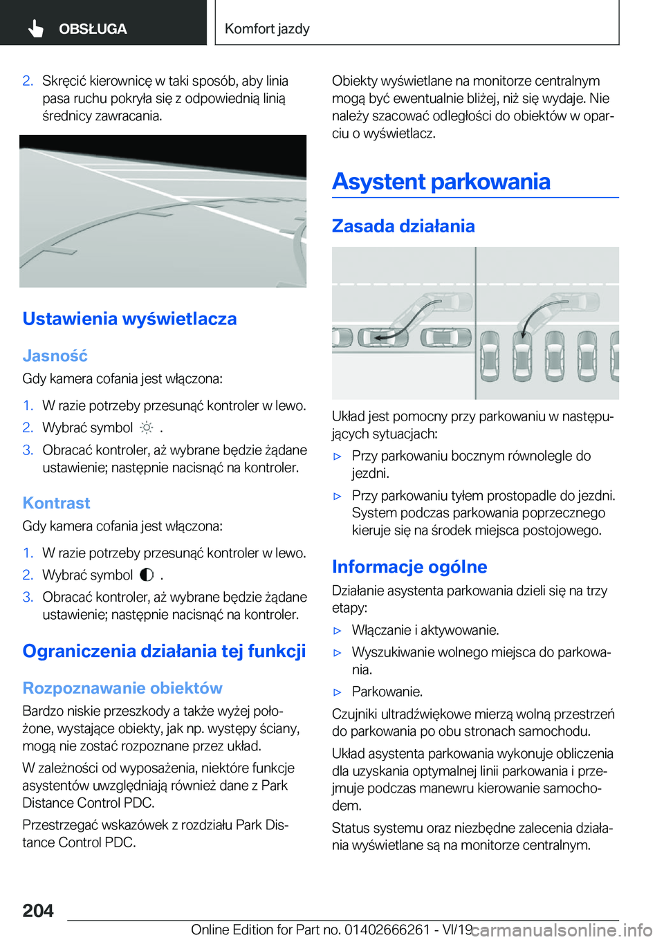 BMW 2 SERIES COUPE 2020  Instrukcja obsługi (in Polish) �2�.�S�k�r�