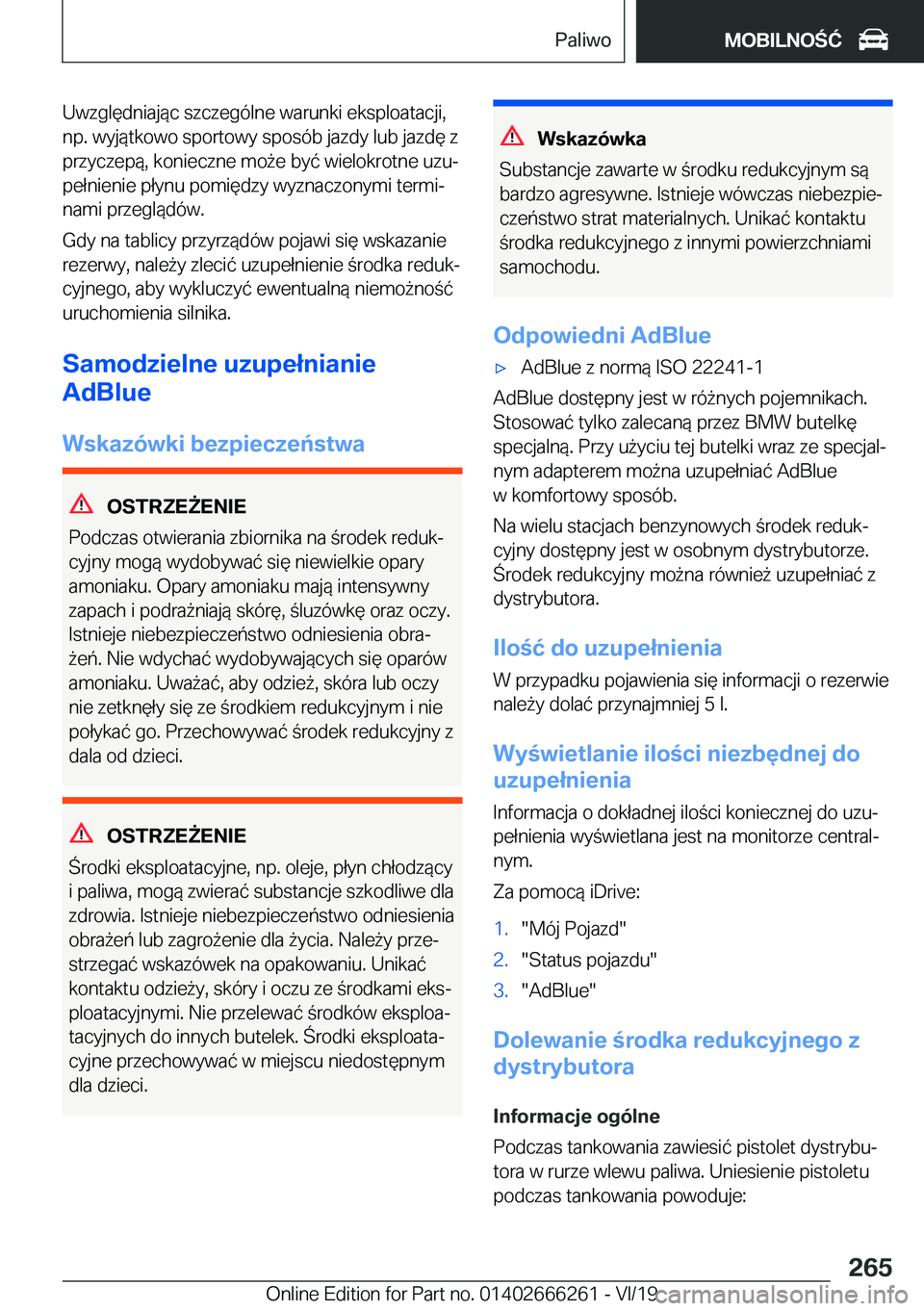 BMW 2 SERIES COUPE 2020  Instrukcja obsługi (in Polish) �U�w�z�g�l�