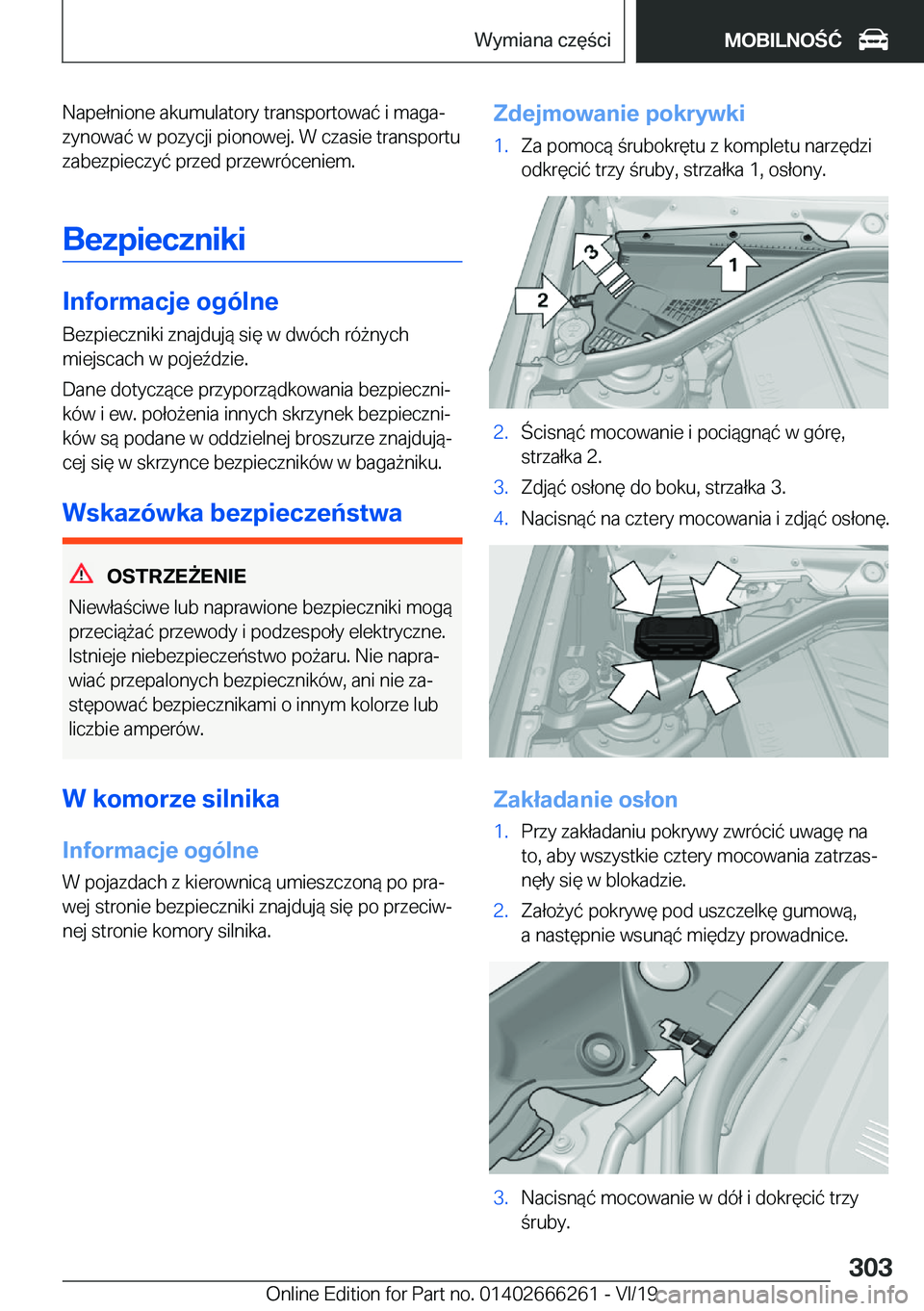 BMW 2 SERIES COUPE 2020  Instrukcja obsługi (in Polish) �N�a�p�e�ł�n�i�o�n�e��a�k�u�m�u�l�a�t�o�r�y��t�r�a�n�s�p�o�r�t�o�w�a�