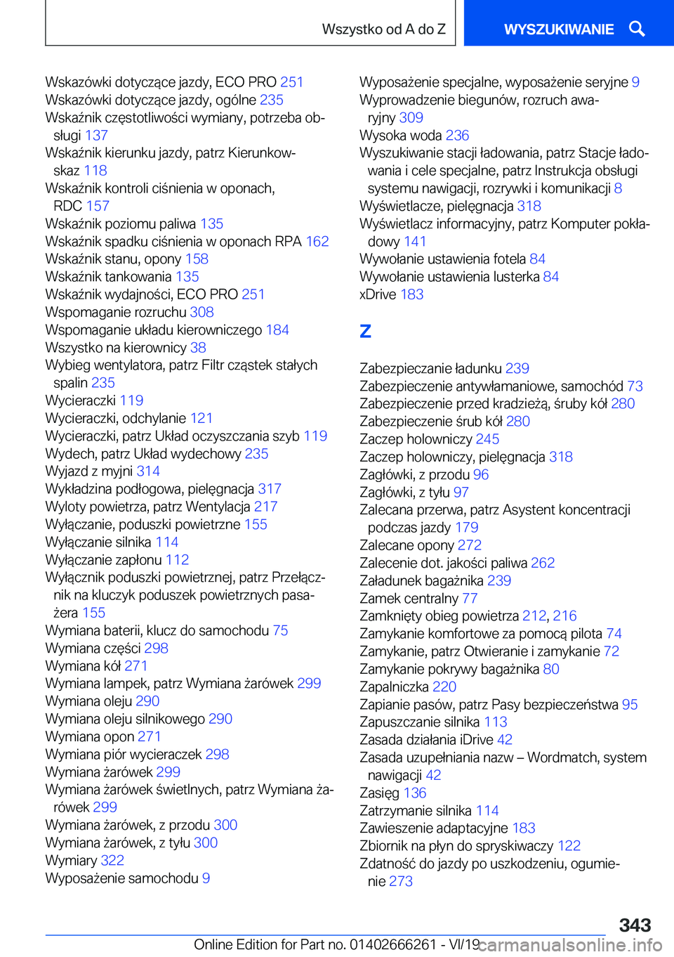 BMW 2 SERIES COUPE 2020  Instrukcja obsługi (in Polish) �W�s�k�a�z�