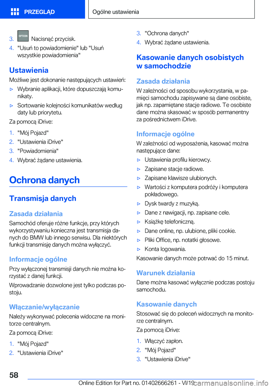 BMW 2 SERIES COUPE 2020  Instrukcja obsługi (in Polish) �3�.���N�a�c�i�s�n�