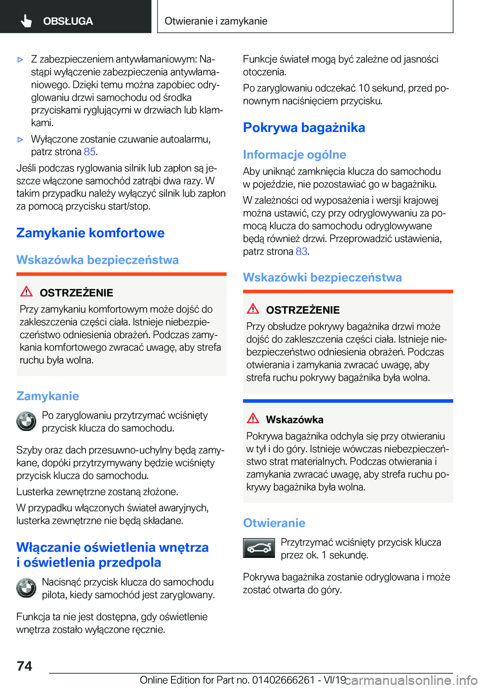 BMW 2 SERIES COUPE 2020  Instrukcja obsługi (in Polish) 'x�Z��z�a�b�e�z�p�i�e�c�z�e�n�i�e�m��a�n�t�y�w�ł�a�m�a�n�i�o�w�y�m�:��N�aj�s�t�