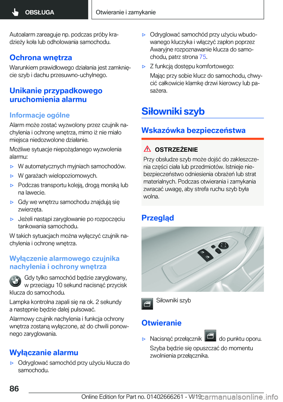 BMW 2 SERIES COUPE 2020  Instrukcja obsługi (in Polish) �A�u�t�o�a�l�a�r�m��z�a�r�e�a�g�u�j�e��n�p�.��p�o�d�c�z�a�s��p�r�