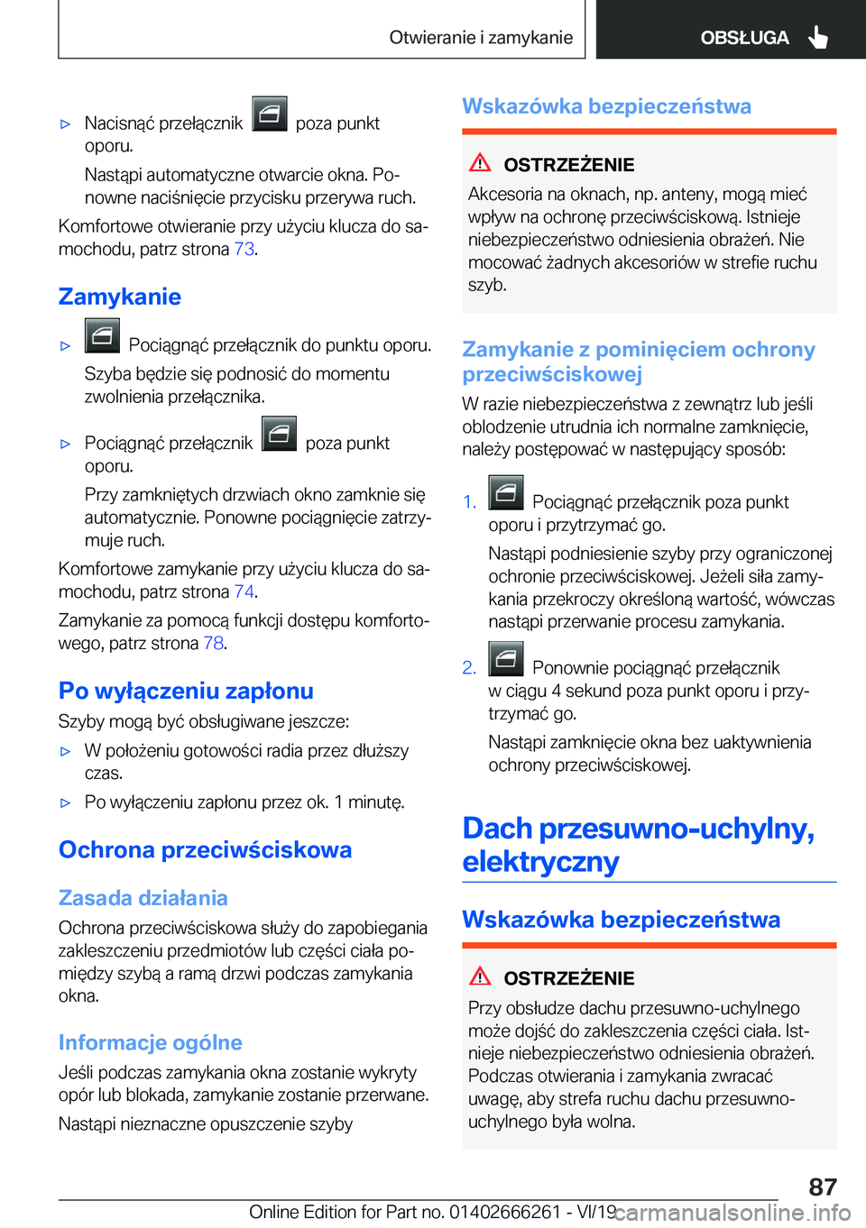 BMW 2 SERIES COUPE 2020  Instrukcja obsługi (in Polish) 'x�N�a�c�i�s�n�