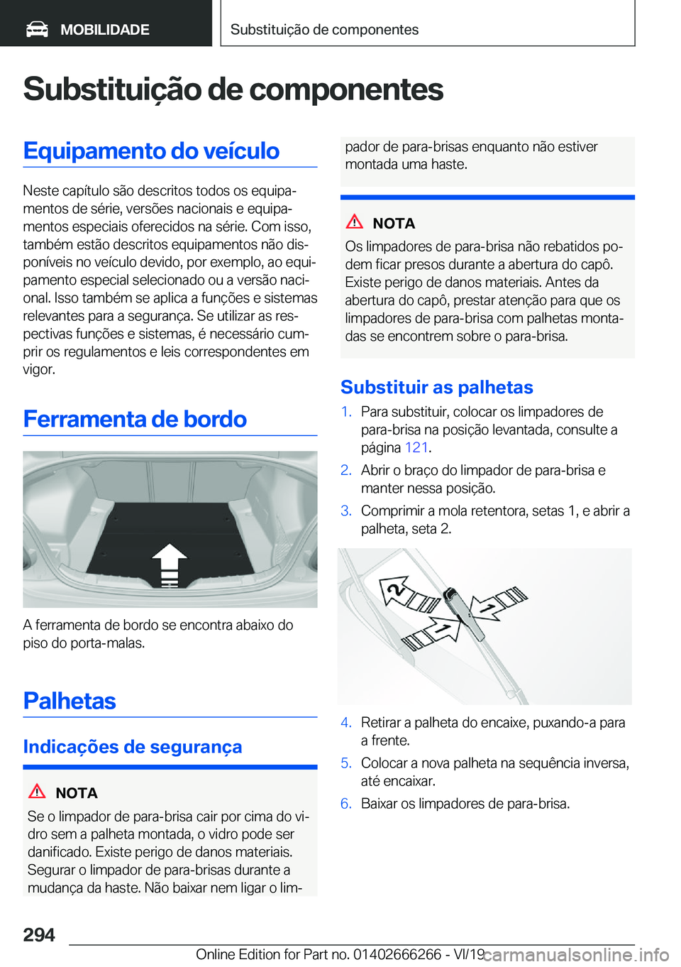 BMW 2 SERIES COUPE 2020  Manual do condutor (in Portuguese) �S�u�b�s�t�i�t�u�i�