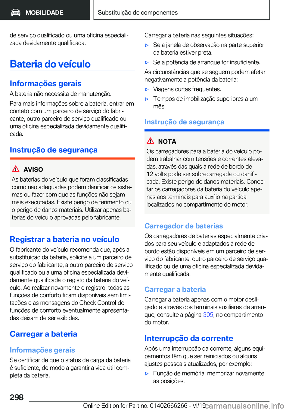 BMW 2 SERIES COUPE 2020  Manual do condutor (in Portuguese) �d�e��s�e�r�v�i�
