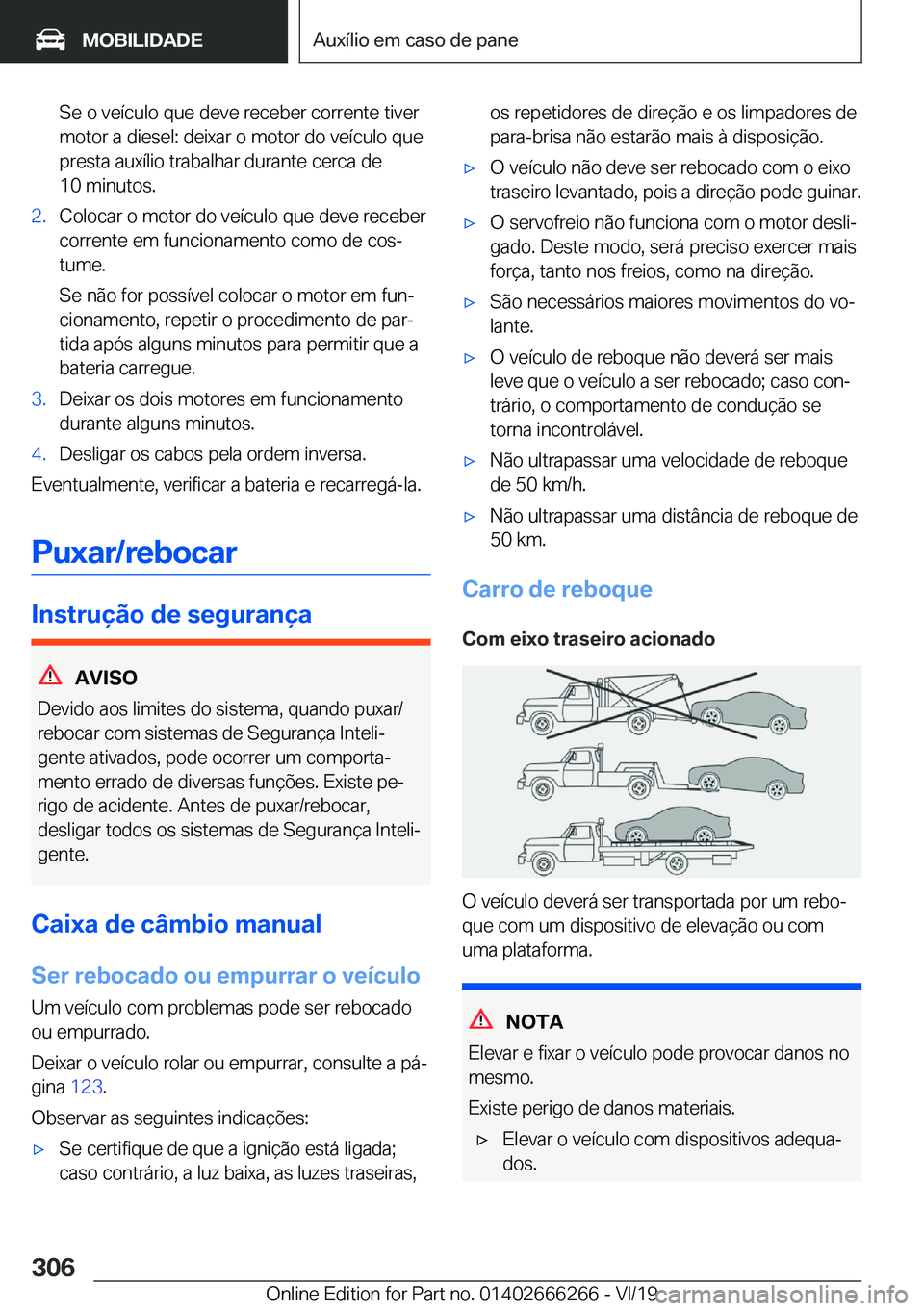 BMW 2 SERIES COUPE 2020  Manual do condutor (in Portuguese) �S�e��o��v�e�