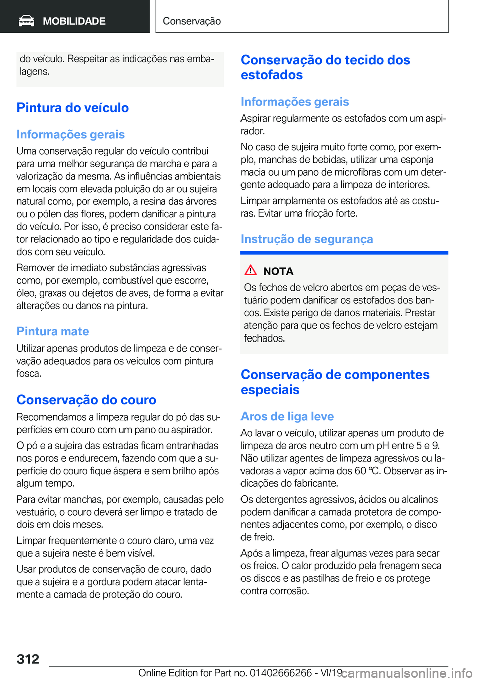 BMW 2 SERIES COUPE 2020  Manual do condutor (in Portuguese) �d�o��v�e�