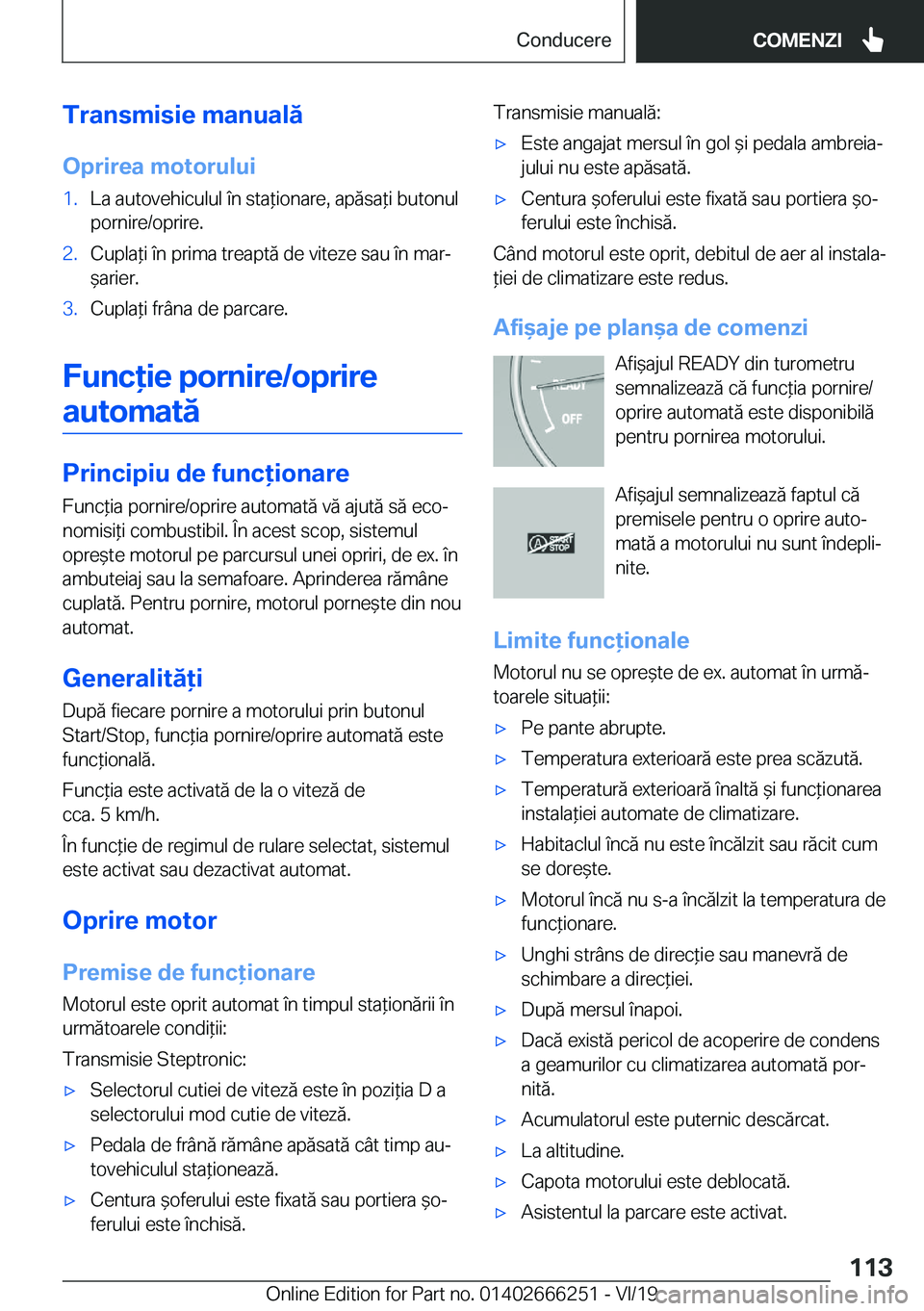 BMW 2 SERIES COUPE 2020  Ghiduri De Utilizare (in Romanian) �T�r�a�n�s�m�i�s�i�e��m�a�n�u�a�l�
