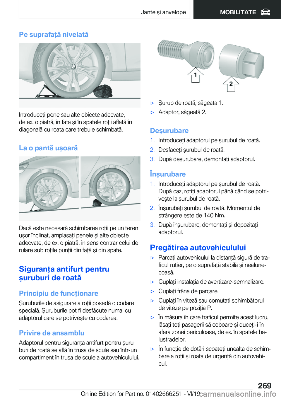 BMW 2 SERIES COUPE 2020  Ghiduri De Utilizare (in Romanian) �P�e��s�u�p�r�a�f�a�