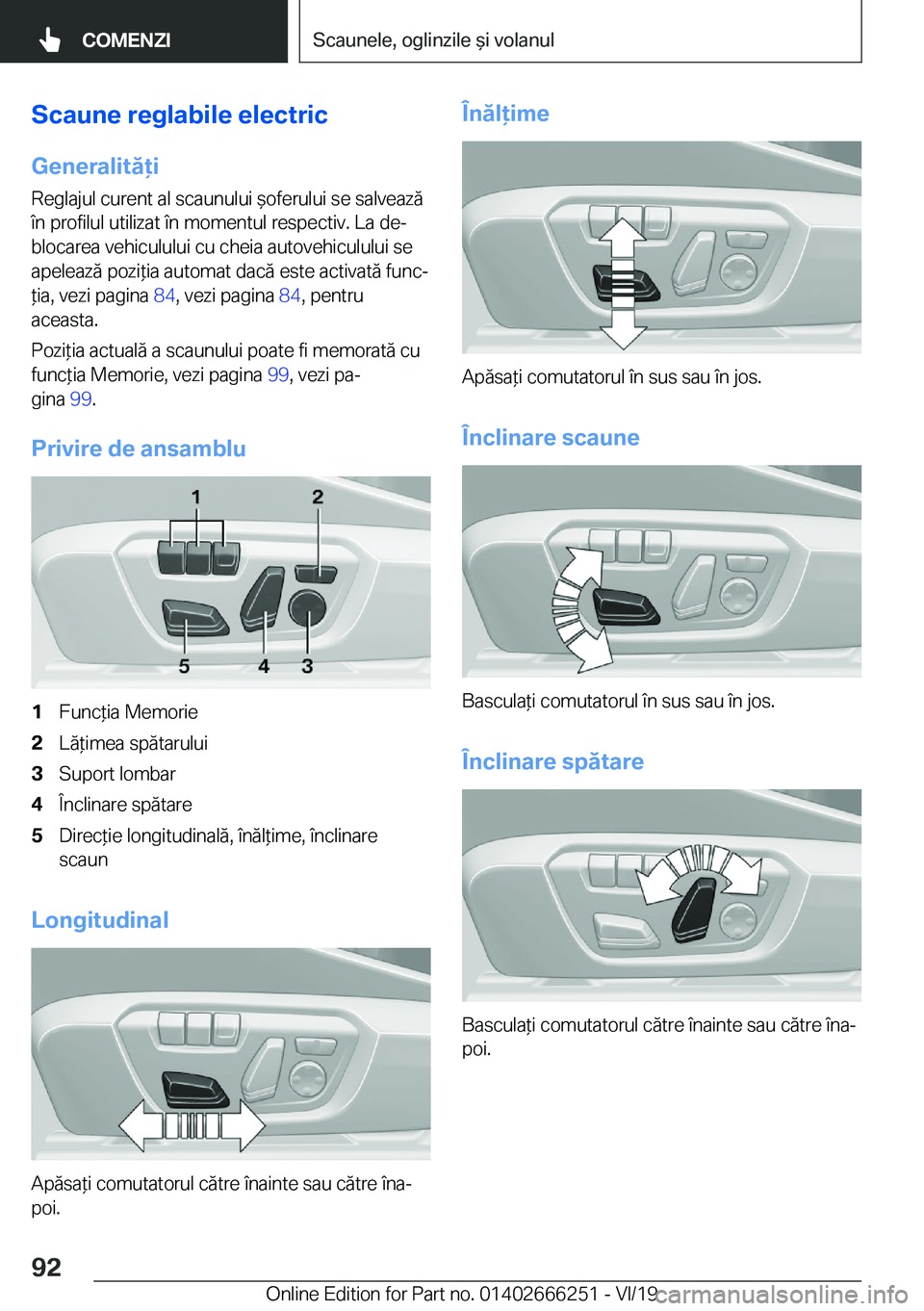 BMW 2 SERIES COUPE 2020  Ghiduri De Utilizare (in Romanian) �S�c�a�u�n�e��r�e�g�l�a�b�i�l�e��e�l�e�c�t�r�i�c�G�e�n�e�r�a�l�i�t�