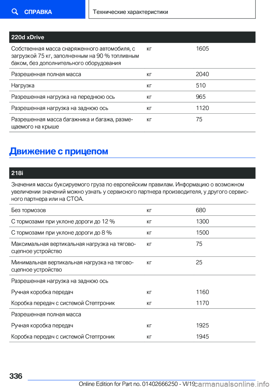 BMW 2 SERIES COUPE 2020  Руково �2�2�0�d��x�D�r�i�v�e 