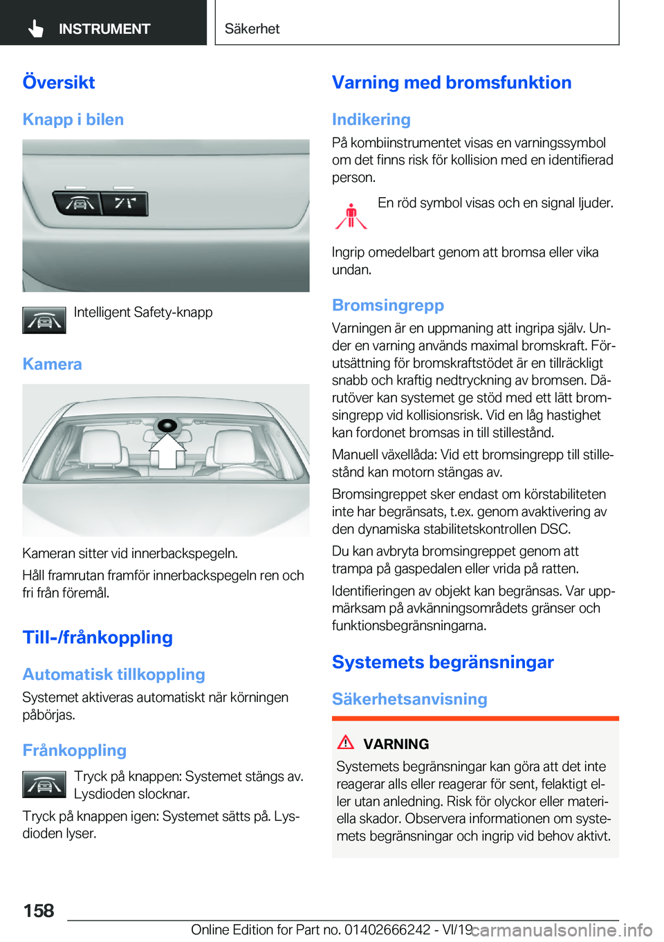 BMW 2 SERIES COUPE 2020  InstruktionsbÖcker (in Swedish) �