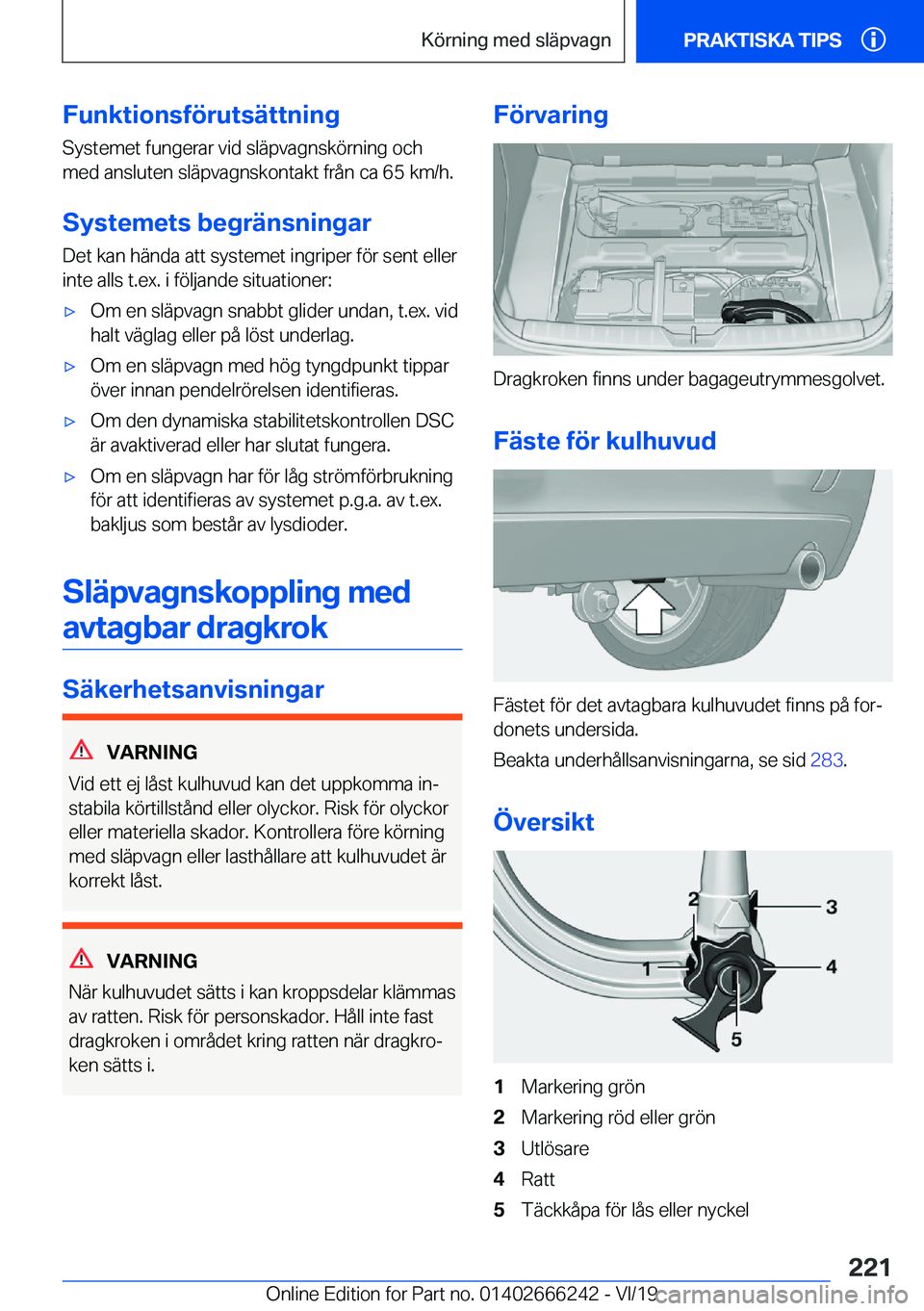 BMW 2 SERIES COUPE 2020  InstruktionsbÖcker (in Swedish) �F�u�n�k�t�i�o�n�s�f�