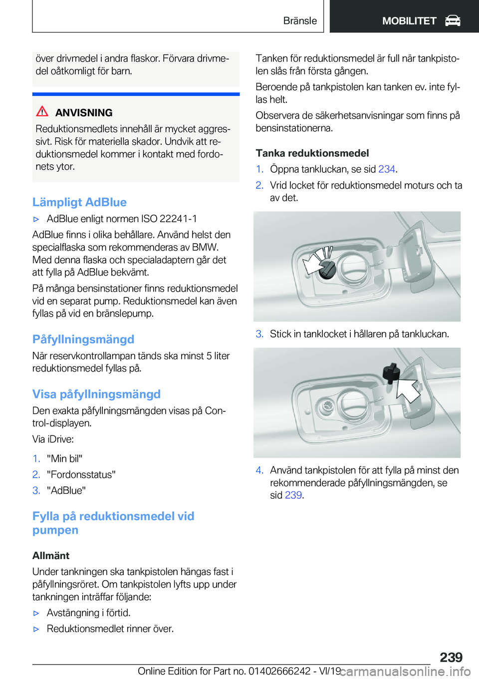 BMW 2 SERIES COUPE 2020  InstruktionsbÖcker (in Swedish) �