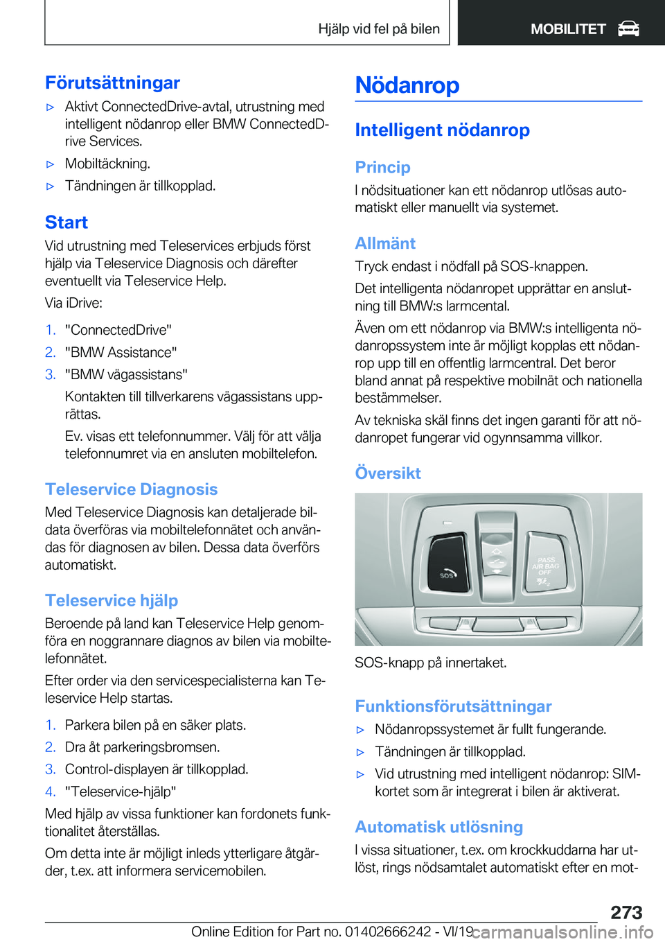 BMW 2 SERIES COUPE 2020  InstruktionsbÖcker (in Swedish) �F�