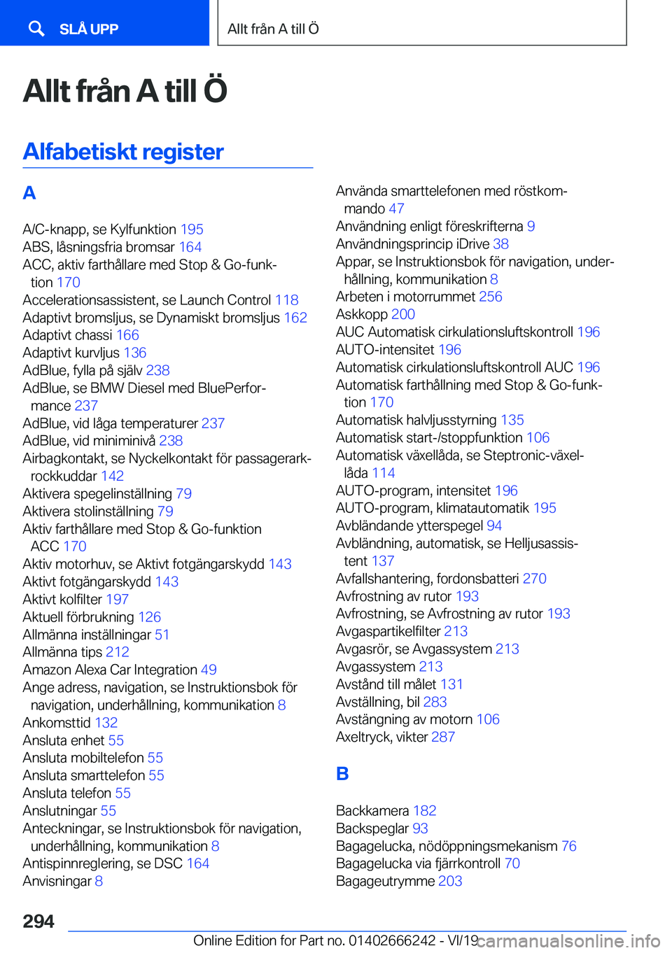 BMW 2 SERIES COUPE 2020  InstruktionsbÖcker (in Swedish) �A�l�l�t��f�r�å�n��A��t�i�l�l��
