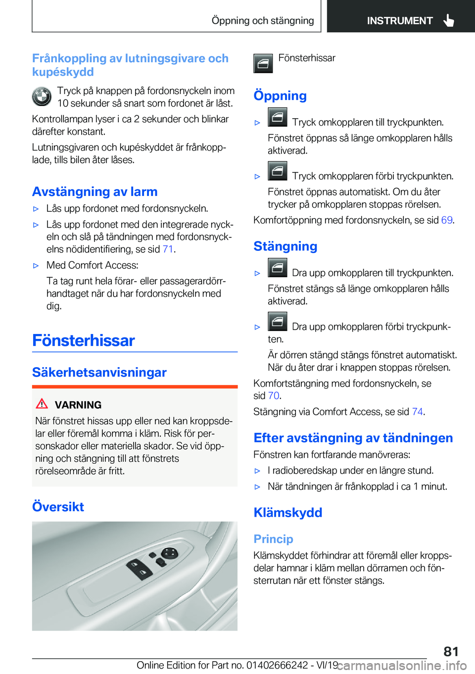 BMW 2 SERIES COUPE 2020  InstruktionsbÖcker (in Swedish) �F�r�å�n�k�o�p�p�l�i�n�g��a�v��l�u�t�n�i�n�g�s�g�i�v�a�r�e��o�c�h
�k�u�p�