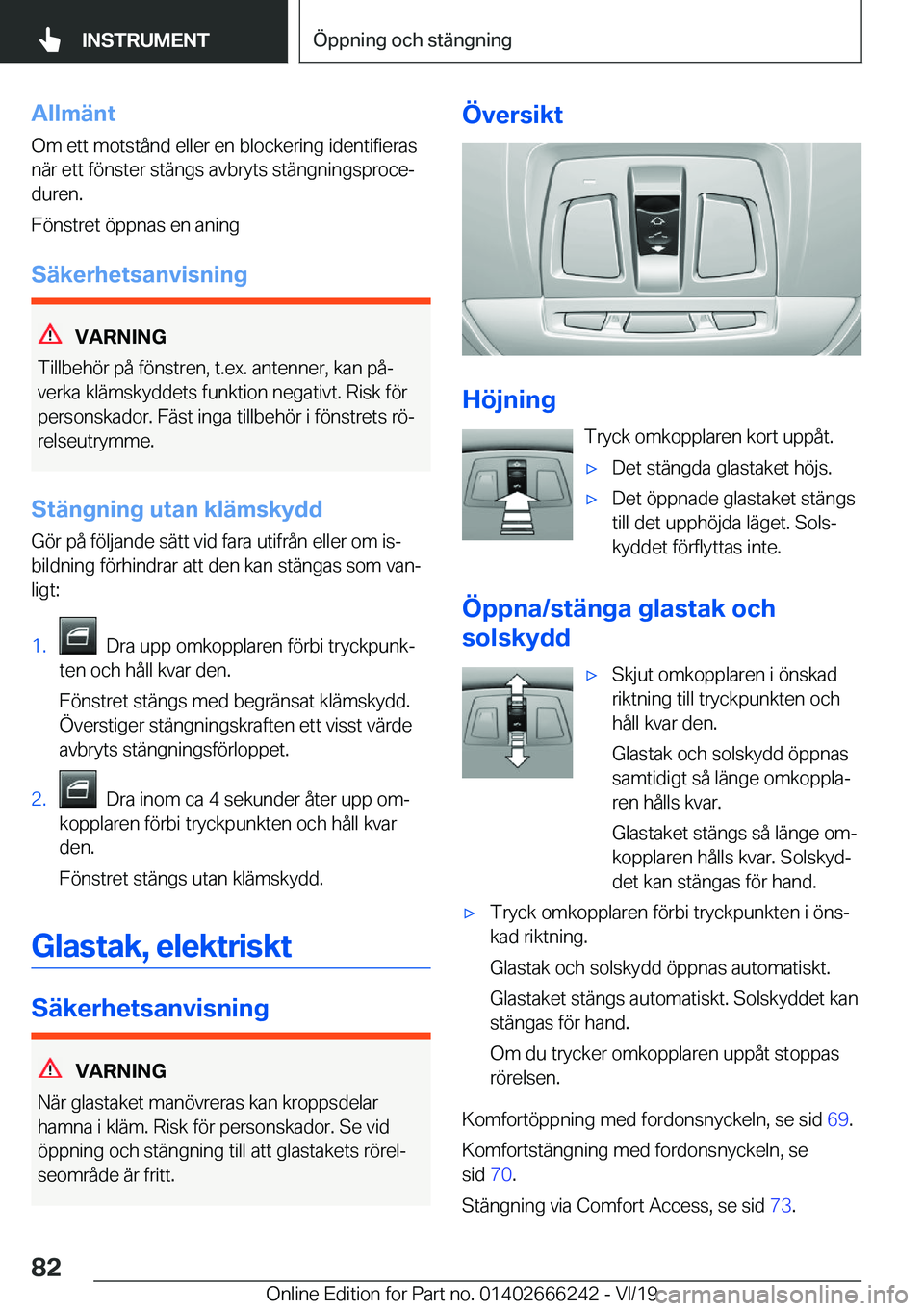 BMW 2 SERIES COUPE 2020  InstruktionsbÖcker (in Swedish) �A�l�l�m�ä�n�t
�O�m��e�t�t��m�o�t�s�t�å�n�d��e�l�l�e�r��e�n��b�l�o�c�k�e�r�i�n�g��i�d�e�n�t�i�f�i�e�r�a�s �n�ä�r��e�t�t��f�