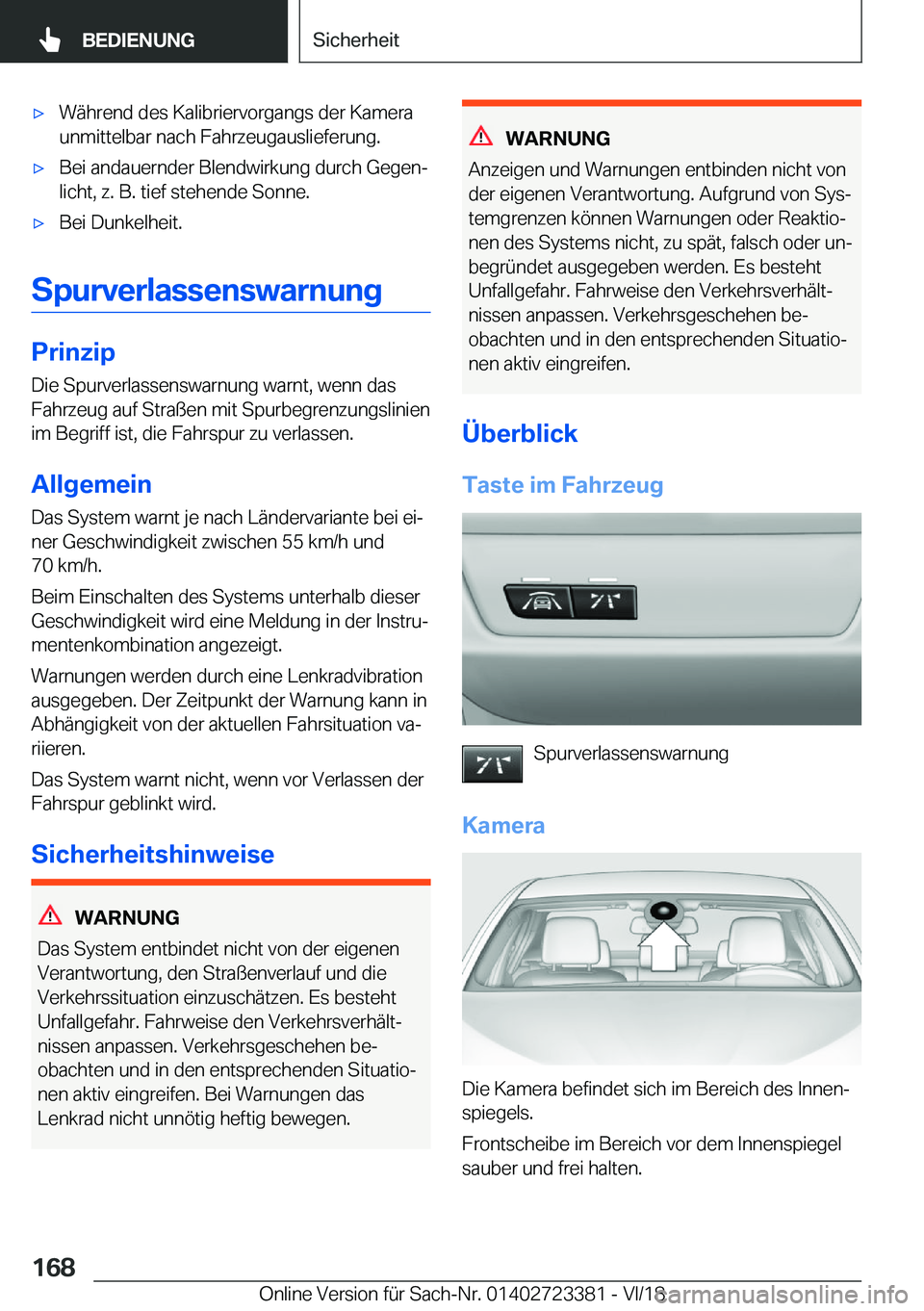 BMW 2 SERIES COUPE 2019  Betriebsanleitungen (in German) x�W�