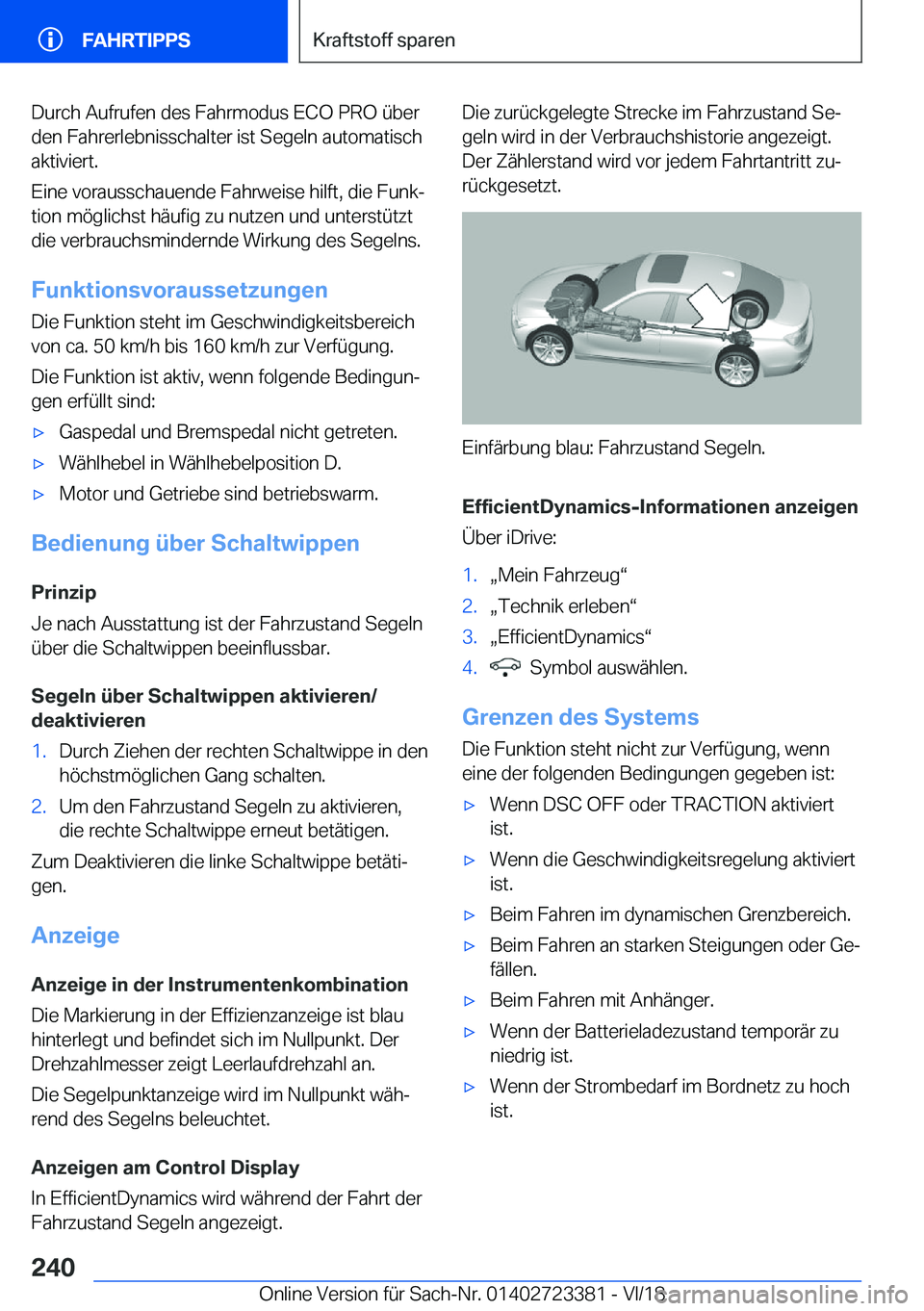 BMW 2 SERIES COUPE 2019  Betriebsanleitungen (in German) �D�u�r�c�h��A�u�f�r�u�f�e�n��d�e�s��F�a�h�r�m�o�d�u�s��E�C�O��P�R�O��