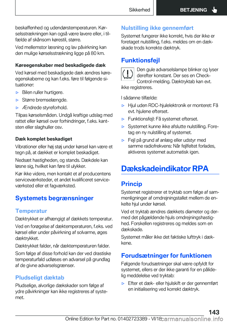 BMW 2 SERIES COUPE 2019  InstruktionsbØger (in Danish) �b�e�s�k�a�f�f�e�n�h�e�d��o�g��u�d�e�n�d�