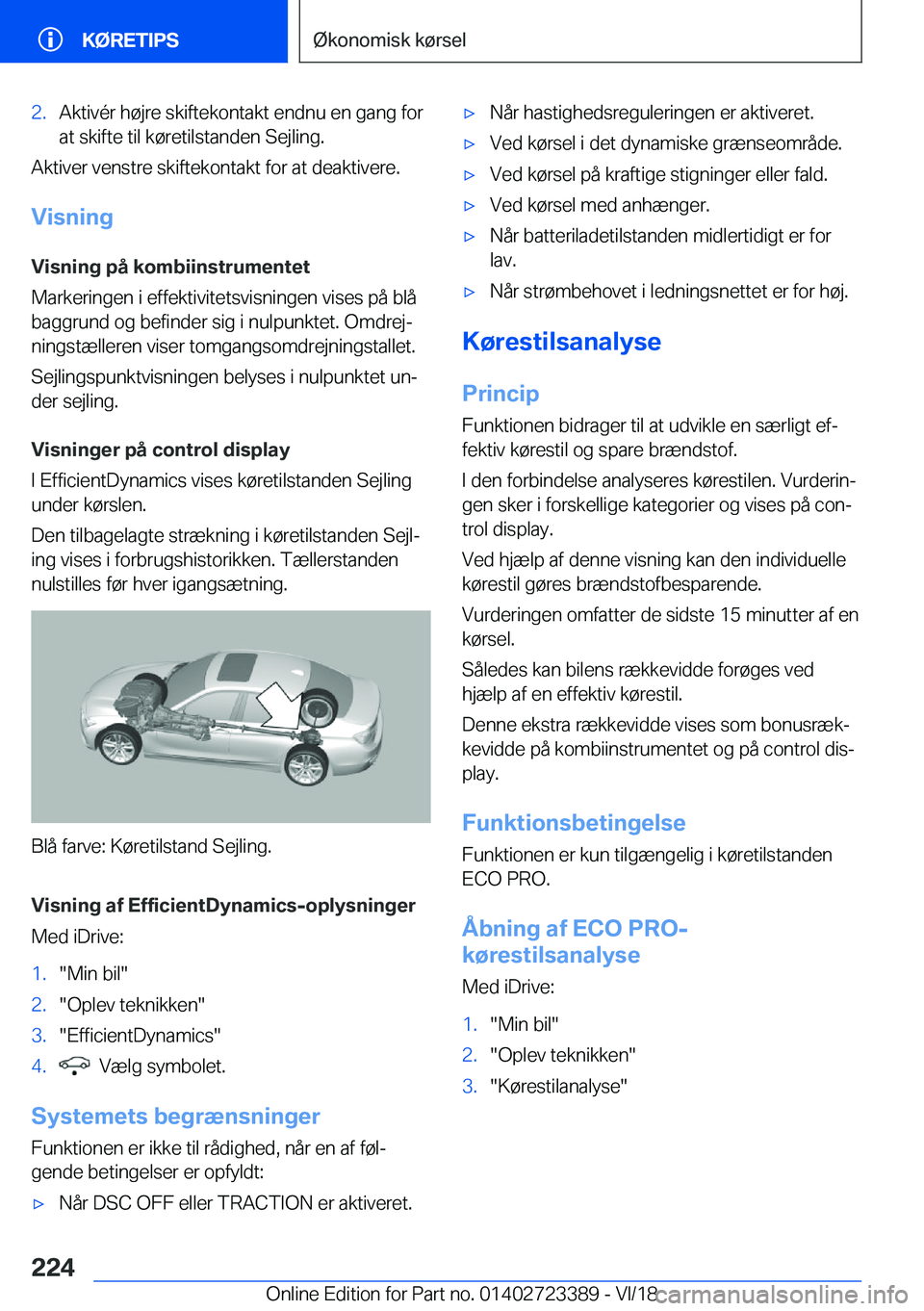 BMW 2 SERIES COUPE 2019  InstruktionsbØger (in Danish) �2�.�A�k�t�i�v�