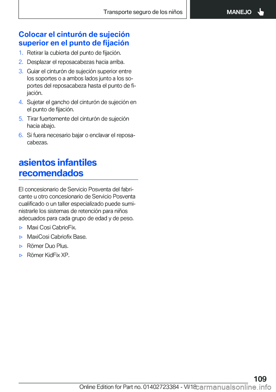 BMW 2 SERIES COUPE 2019  Manuales de Empleo (in Spanish) �C�o�l�o�c�a�r��e�l��c�i�n�t�u�r�