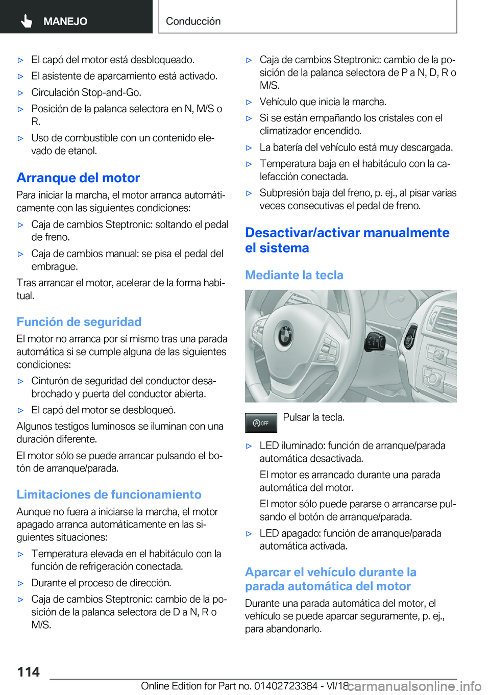 BMW 2 SERIES COUPE 2019  Manuales de Empleo (in Spanish) x�E�l��c�a�p�