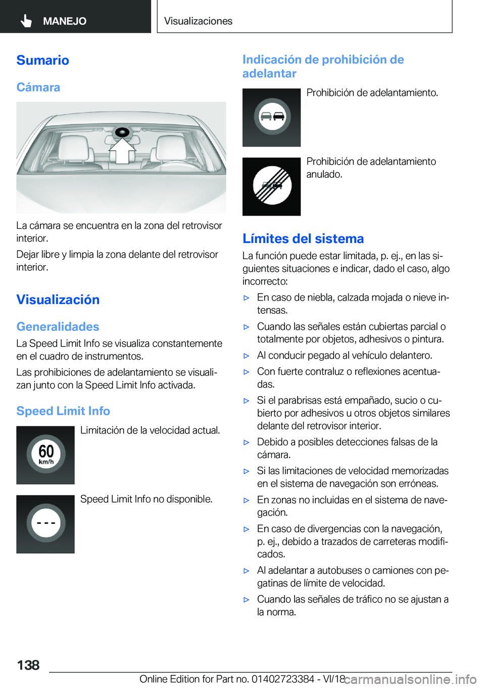 BMW 2 SERIES COUPE 2019  Manuales de Empleo (in Spanish) �S�u�m�a�r�i�o�C�