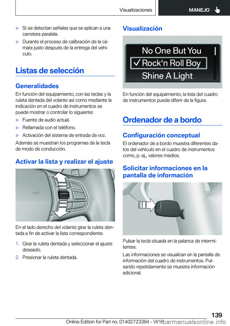 BMW 2 SERIES COUPE 2019  Manuales de Empleo (in Spanish) x�S�i��s�e��d�e�t�e�c�t�a�n��s�e�