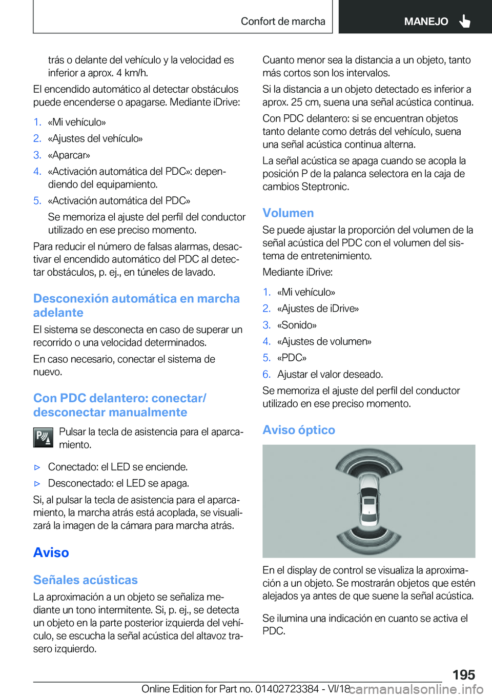 BMW 2 SERIES COUPE 2019  Manuales de Empleo (in Spanish) �t�r�