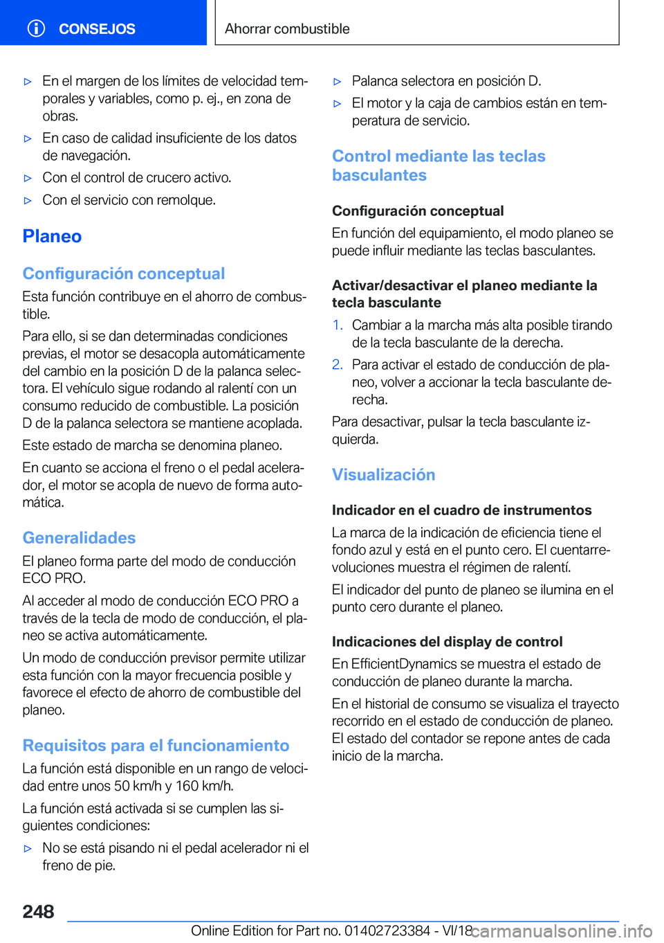 BMW 2 SERIES COUPE 2019  Manuales de Empleo (in Spanish) x�E�n��e�l��m�a�r�g�e�n��d�e��l�o�s��l�