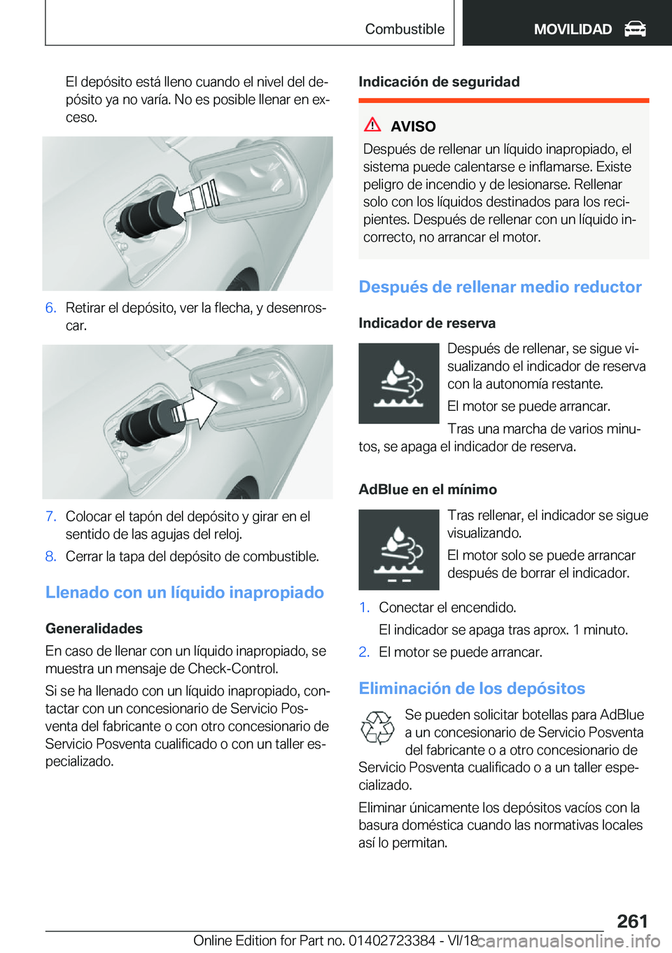 BMW 2 SERIES COUPE 2019  Manuales de Empleo (in Spanish) �E�l��d�e�p�