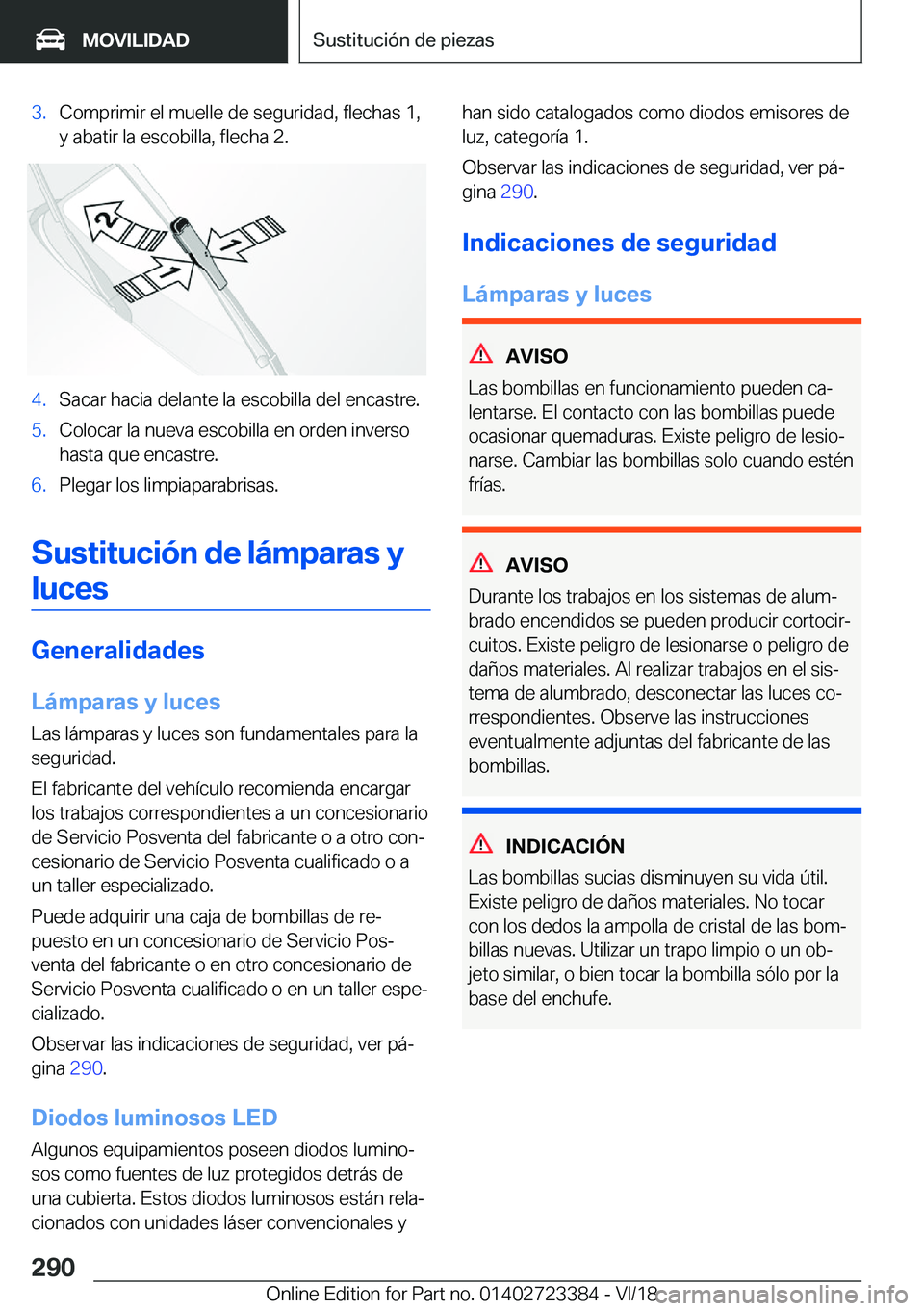 BMW 2 SERIES COUPE 2019  Manuales de Empleo (in Spanish) �3�.�C�o�m�p�r�i�m�i�r��e�l��m�u�e�l�l�e��d�e��s�e�g�u�r�i�d�a�d�,��f�l�e�c�h�a�s��1�,
�y��a�b�a�t�i�r��l�a��e�s�c�o�b�i�l�l�a�,��f�l�e�c�h�a��2�.�4�.�S�a�c�a�r��h�a�c�i�a��d�e�l�a�n�t�e�