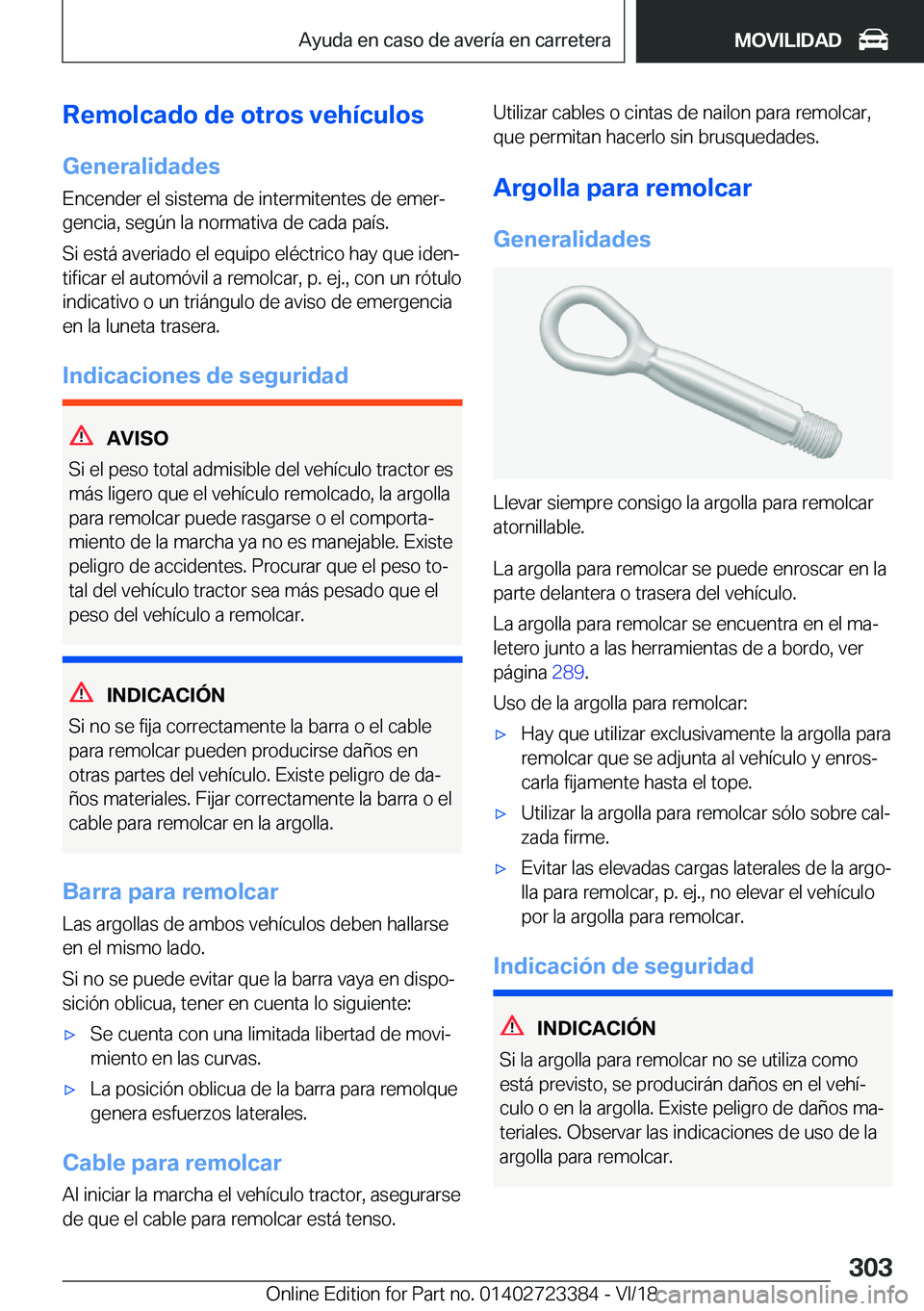 BMW 2 SERIES COUPE 2019  Manuales de Empleo (in Spanish) �R�e�m�o�l�c�a�d�o��d�e��o�t�r�o�s��v�e�h�