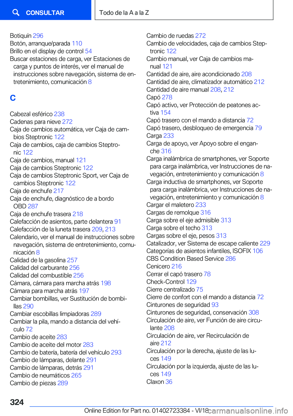 BMW 2 SERIES COUPE 2019  Manuales de Empleo (in Spanish) �B�o�t�i�q�u�