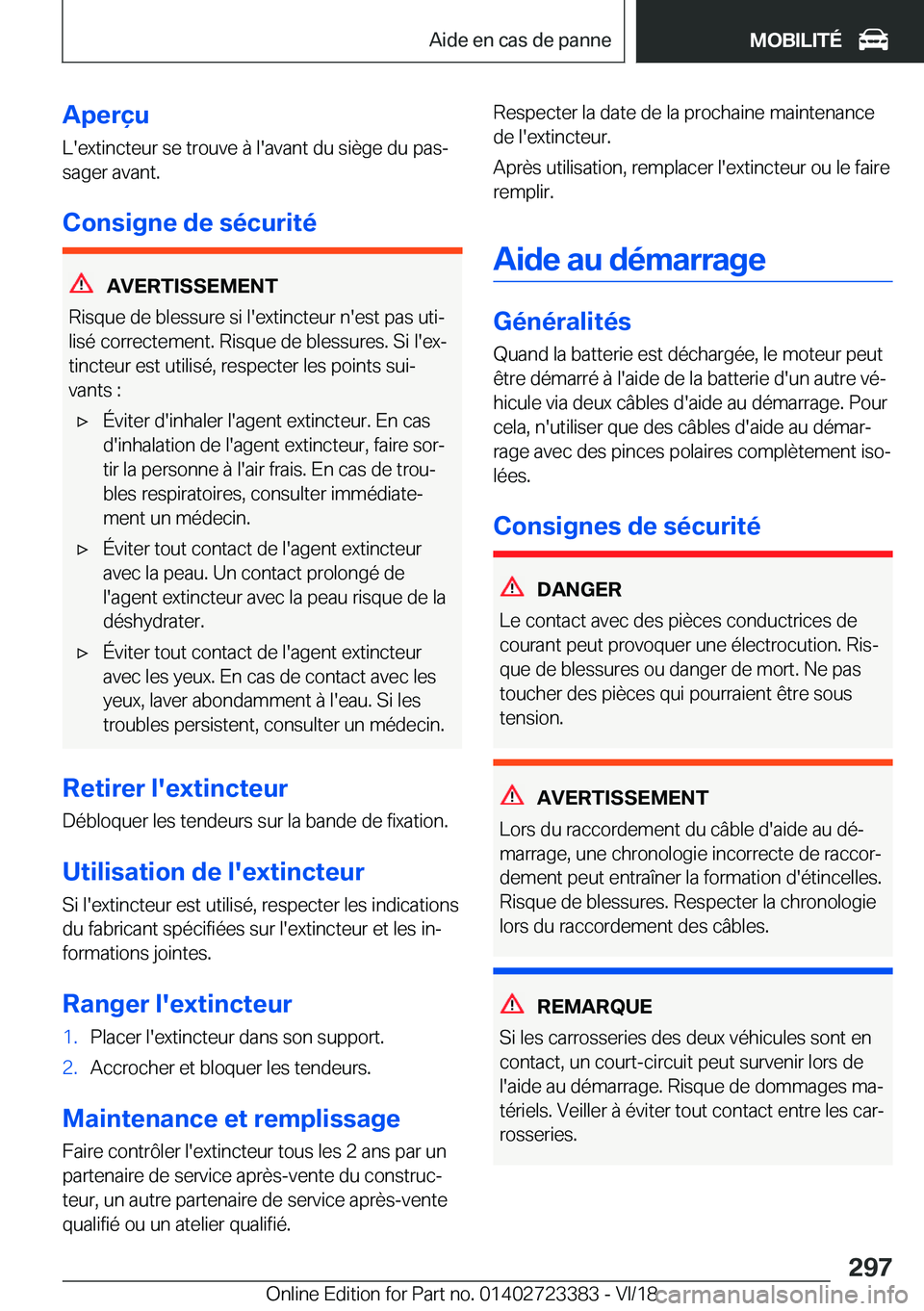 BMW 2 SERIES COUPE 2019  Notices Demploi (in French) �A�p�e�r�ç�u
�L�'�e�x�t�i�n�c�t�e�u�r��s�e��t�r�o�u�v�e��