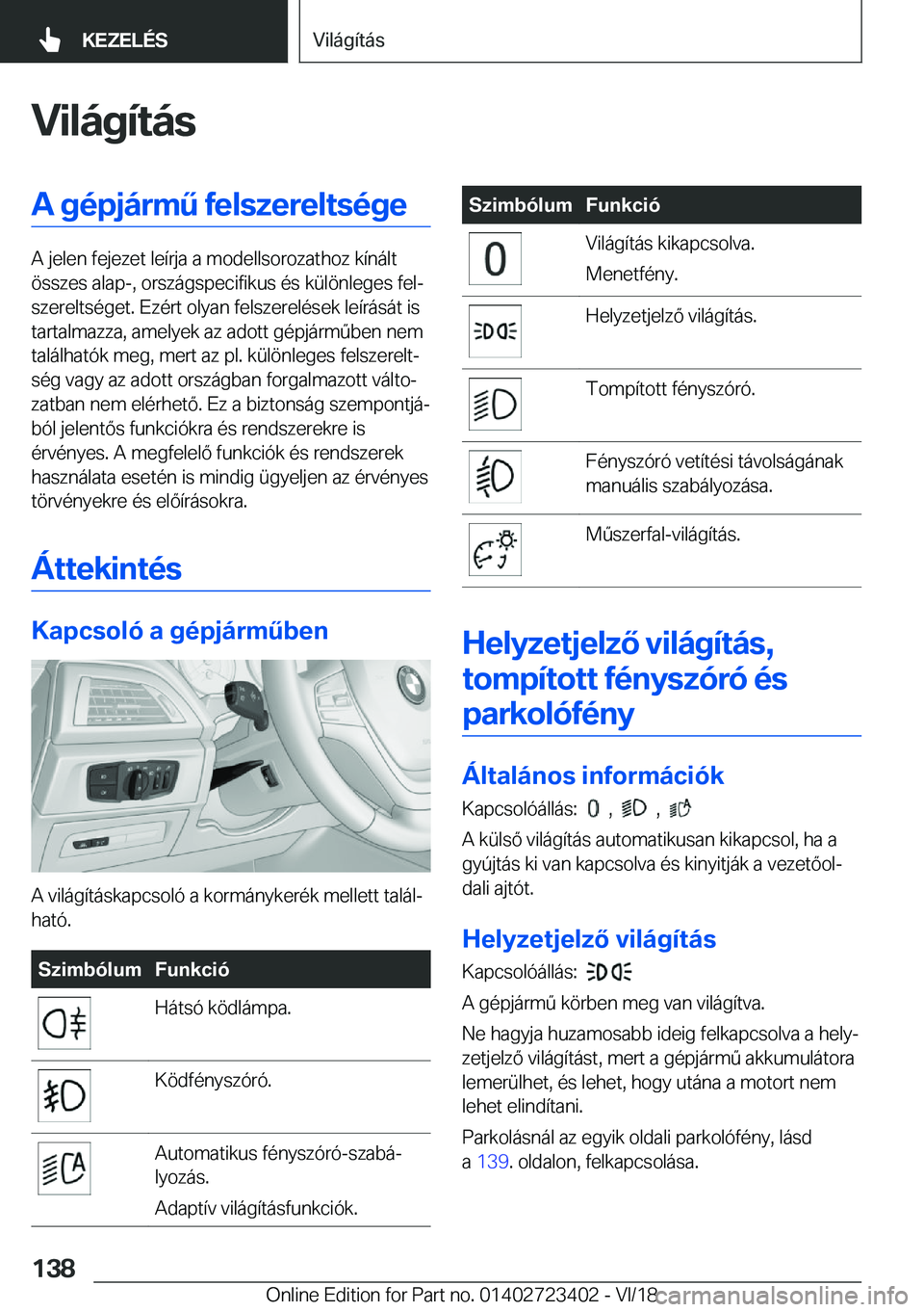 BMW 2 SERIES COUPE 2019  Kezelési útmutató (in Hungarian) �V�i�l�
